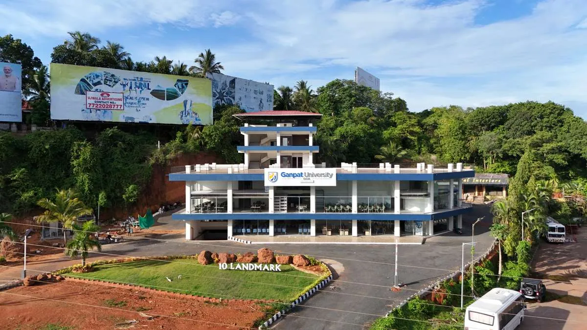 Ganpat University Goa Campus Aerial View